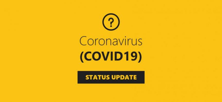 Coronavirus update Coronavirus update