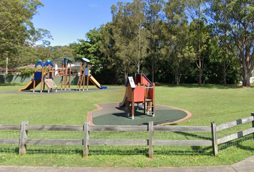 small playground in park