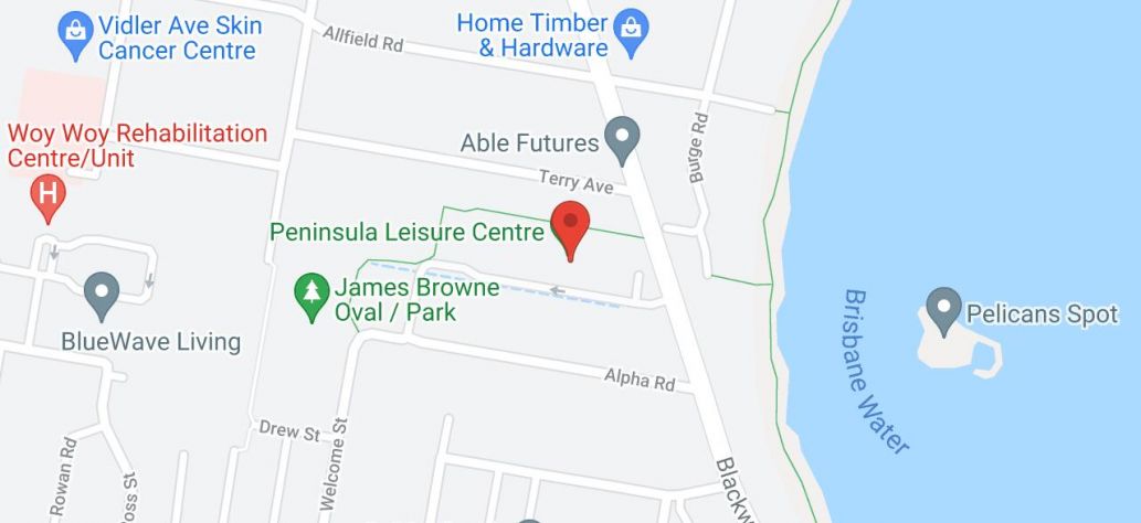 View Peninsula Leisure Centre (PLC) in Google Maps