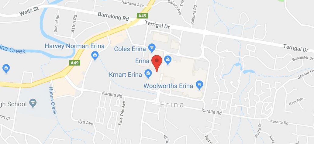 View Erina Library in Google Maps