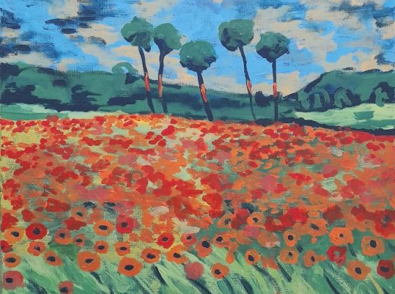 Van Goghs Poppy Field