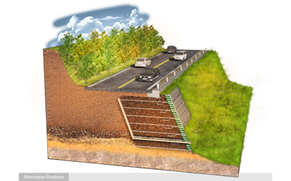 Embankment stabilisation example